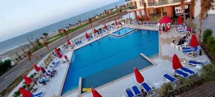شاليه فندقي أرضي بحديقه خاصه في منتجع بورتوسعيد 'Ezbet Shalabi el-Rudi Exterior foto